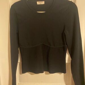 Babaton Sculpt Knit Empire Long Sleeve